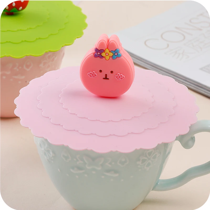 Новый пищевой силиконовый чехол для чашки с большим уплотнением милым