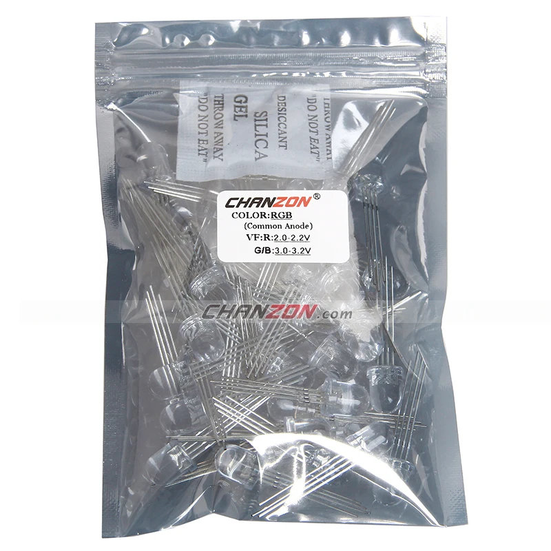 Светодиодный диодный светильник общий трехцветный красный зеленый синий