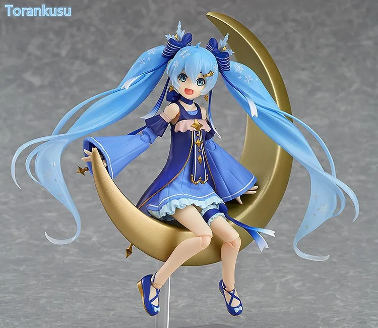 Мику Хацунэ фигурки героев twinkel снег Figma EX037 ПВХ игрушка фигура 140 мм Аниме