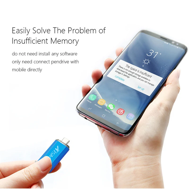 USB флеш накопитель Kismo Type C 16 ГБ 32 64 карта памяти type c OTG usb USB3.0 для Huawei P10 P20 Lite|USB флэш-накопители| |