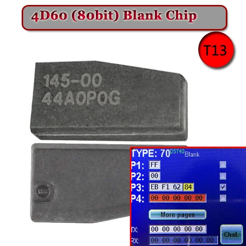 Высокое качество ID 4D 60 (T13) 80 бит blankc arbon чипа|chip|chip transponder |