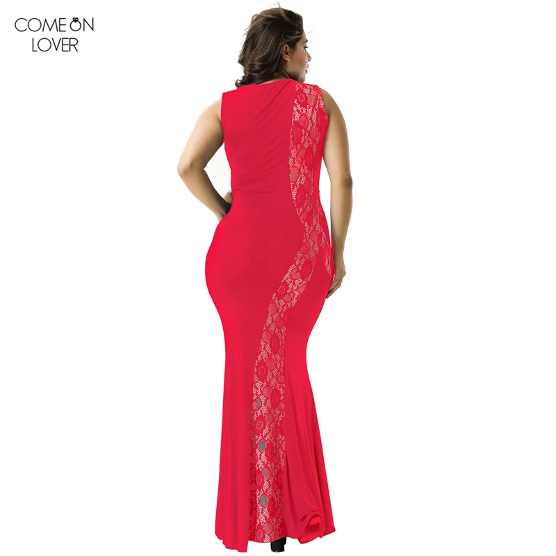 Comeonlover пин-ап вещей Большие размеры сарафаны женское платье вязаное RY80054