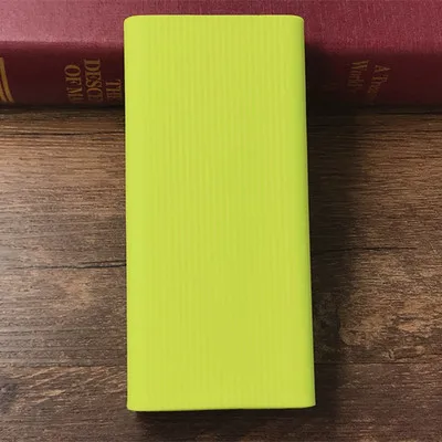 Новейшая модель силиконовый чехол для Xiao mi power Bank 2C 20000mAh подходит для Xiaomi mi 2C power bank Чехлы гелевый резиновый чехол s - Цвет: Зеленый