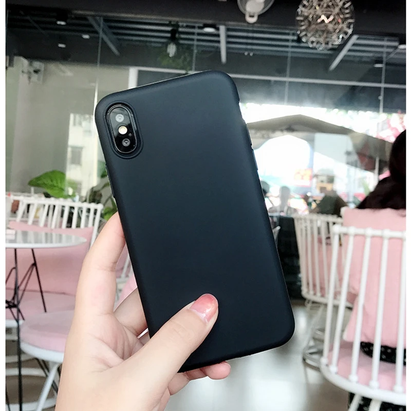 Black Милый чехол для телефона для Xiaomi Redmi S2 3s 4 4x 4A 5 5A плюс 6 Pro 6A крышка для Xiaomi Note 6 5 4 рro рrime Y1 Lite силиконовый чехол - Color: Black
