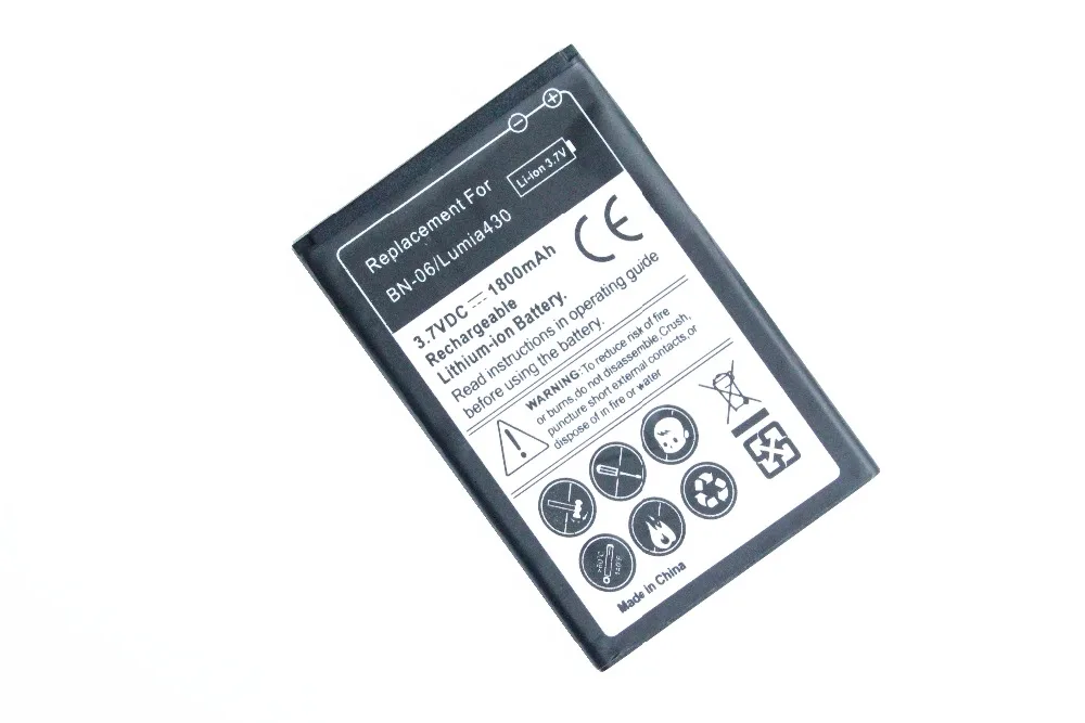 Ciszean 1800 мА/ч BN-06 / BN06 BN 06 запасная батарея для Nokia Microsoft Lumia 430 Lumia430 + код отслеживания