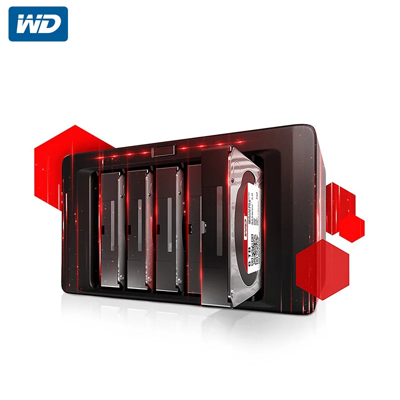 Жесткий диск WD10EFRX 1T Сетевое хранилище 3 5 ''NAS красный ТБ 5400 об/мин 64M кэш SATA III 6
