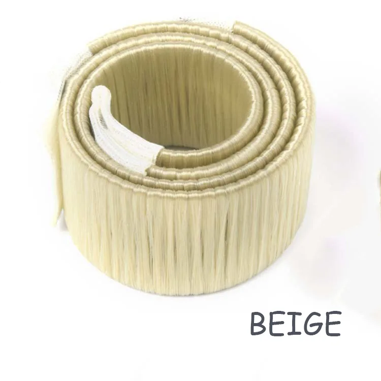 Beige Синтетический парик пончик головная повязка для девочек Волшебные волосы булочка производитель женские аксессуары для волос DIY прическа инструмент французское блюдо бутон Твист волос бан - Цвет: Beige