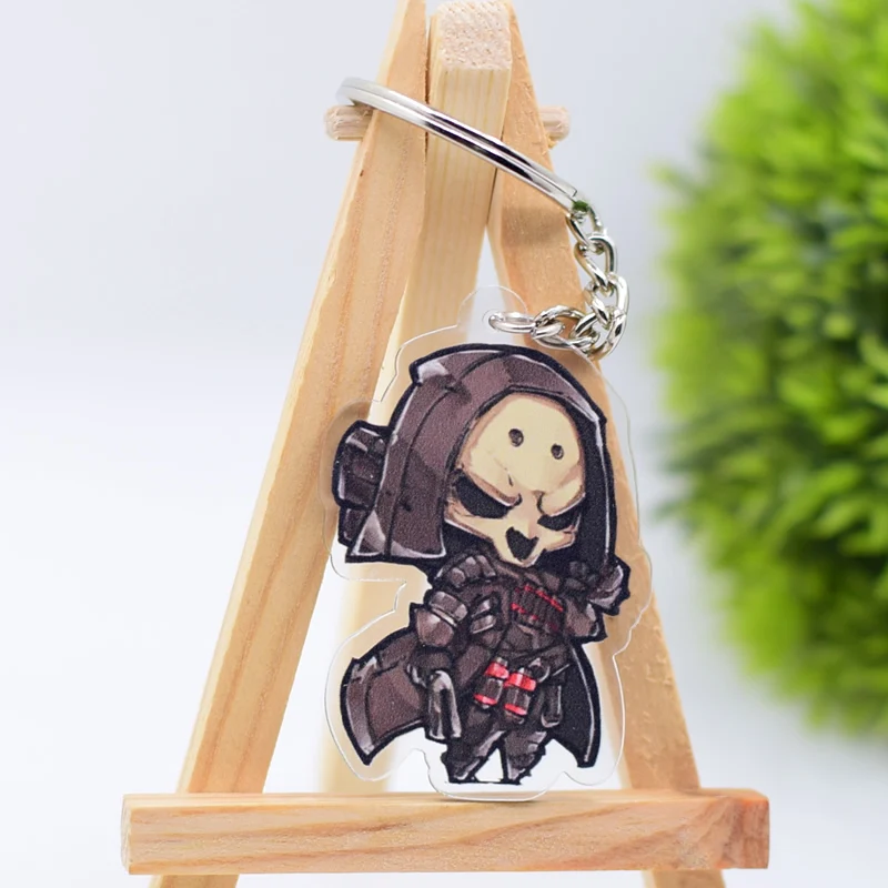 03 Overwatch брелок прозрачный акриловый брелок Подвеска Аниме аксессуары брелок с фигурками из мультфильмов - Цвет: 03