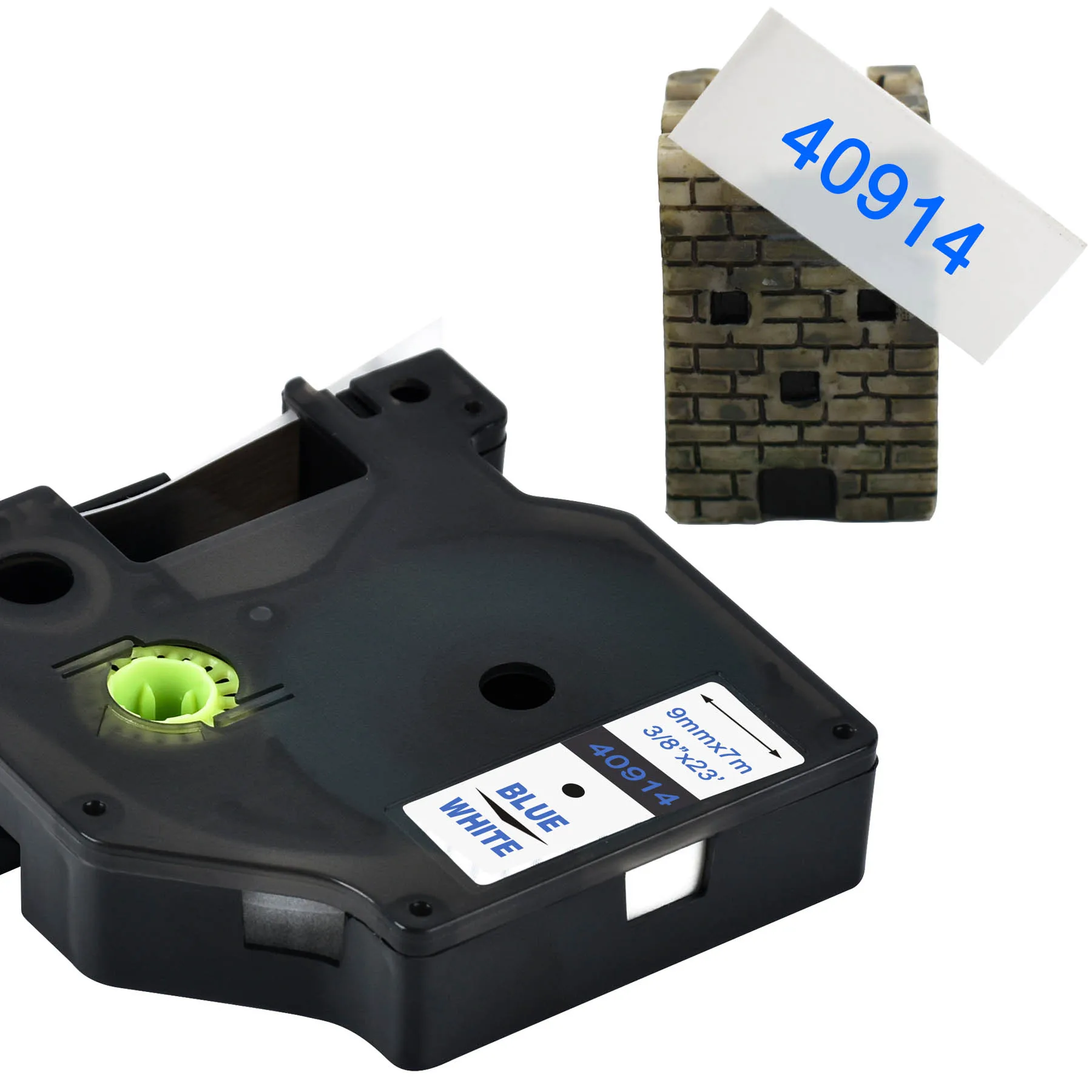 Cidy 40914 Compatible Dymo D1 manager 9mm blue on white for Label Printer label tape LM 160 280 | Компьютеры и офис