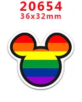 20654 30 шт мультфильм персонаж плоское украшение из смолы PR 20361 - Color: 20654