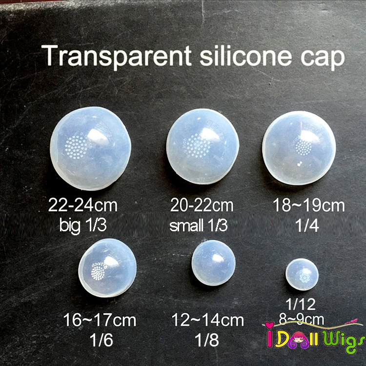 Бесплатная доставка 5 шт./лот Обнаженная Прозрачная силиконовая шапочка с