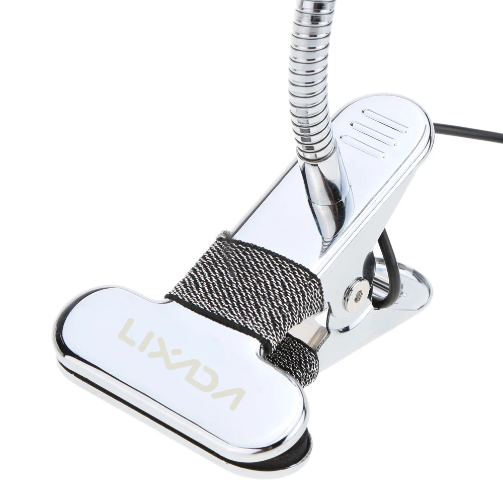 Lixada светодиодный настольная лампа Регулируемая Настольная USB Climp 6 Вт 18 защита