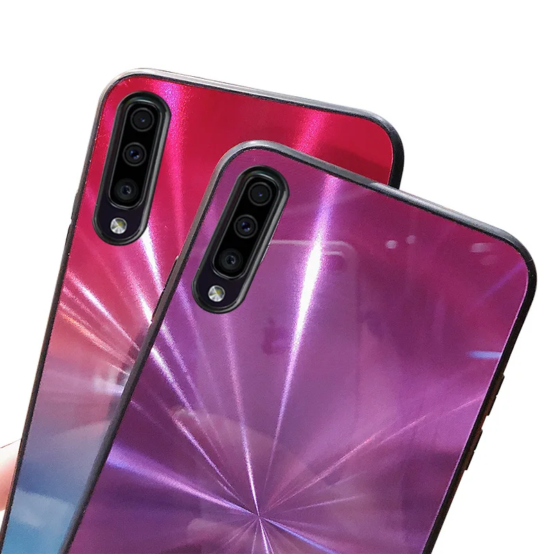 CD Pattern Case For Samsung Galaxy A50 A7 A8 A6 2018 A9 S8 S9 Plus S10 Lite J4 J6 M10 A20 Soft TPU Edge Cover Hard PC Back Coque |