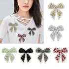 Нашивка-бант для одежды, 6x термо-Стикеры для одежды см, стразы для шапок,