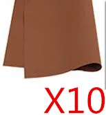 coffee 10шт 50* 50 см фоамиран для рукоделия - Цвет: coffee