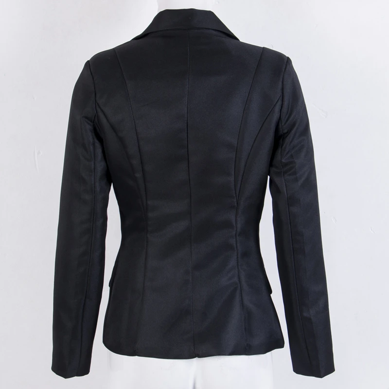 

Fashion Womens Coat Slim Office Ladies Blazer Leisure New One Button Jacket Suit Female Casual Business Blazers Suit Outwear Top