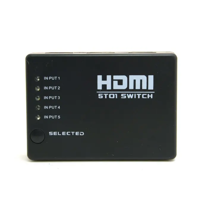 HDMI переключатель 5 в 1 выход портов HDTV 4 1080p с дистанционным управлением|selector
