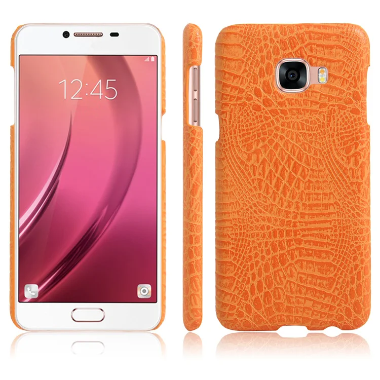 Роскошная модель крокодиловой кожи кожаный чехол для Samsung Galaxy C5 противоударный