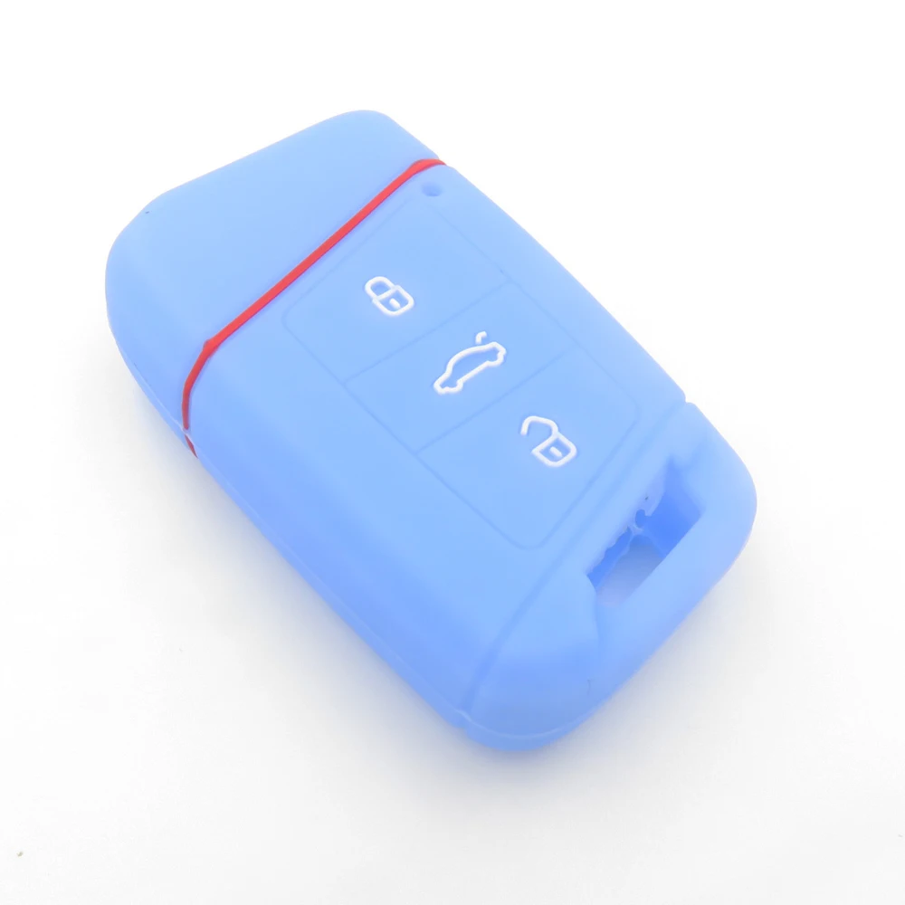 Xinyuexin силиконовый чехол для автомобильного ключа VW Magotan Passat B8 Skoda A7 Smart Remote Key Protector