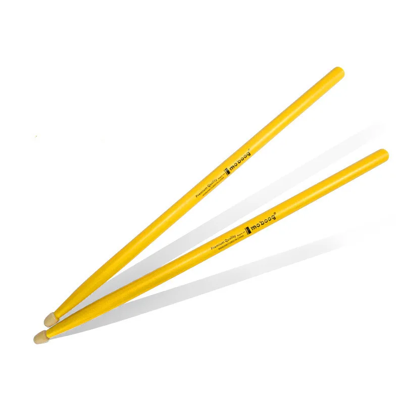 Yellow 7a 1 пара 5A 7A легкие противоскользящие профессиональные барабанные палочки ударные инструменты аксессуары - Цвет: Yellow 7a