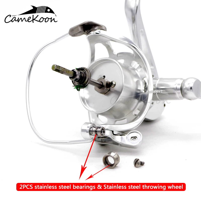 Катушка для спиннинга CAMEKOON WT5000/WT6000 из алюминиевого сплава|Рыболовные катушки| |