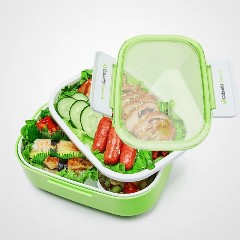 Mick Алмазная коробка для завтрака термальная Bento контейнер хранения продуктов с