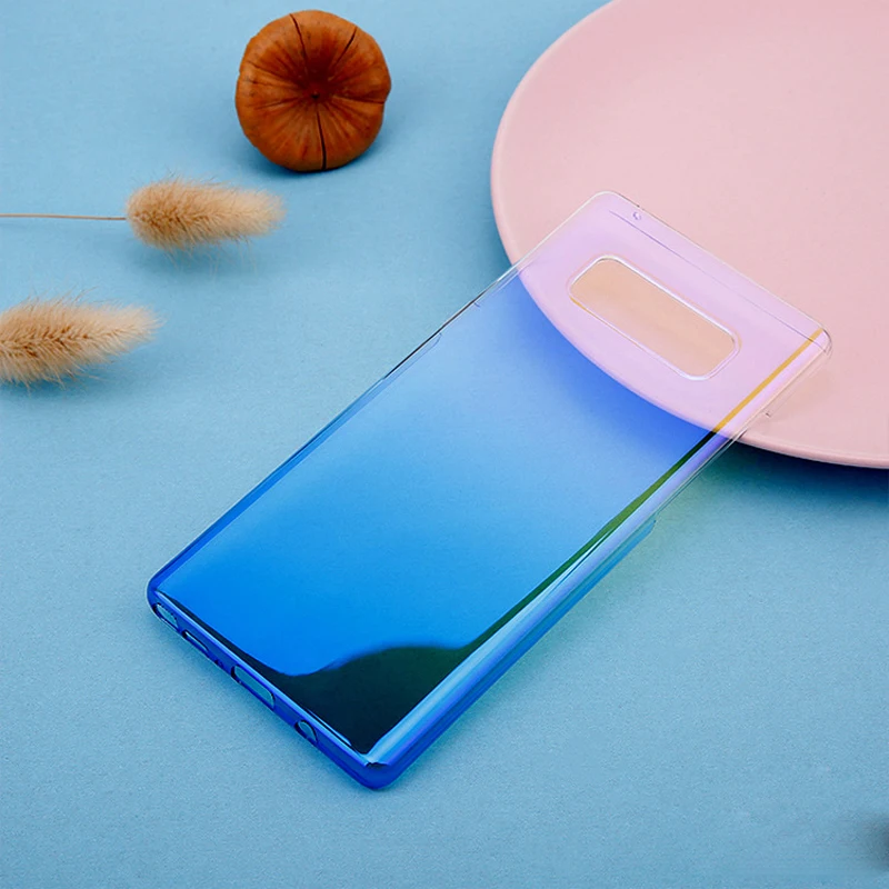 Чехол из градиентного стекла для Samsung Galaxy Note 9 8 S9 Plus S8 S7 edge закаленное стекло