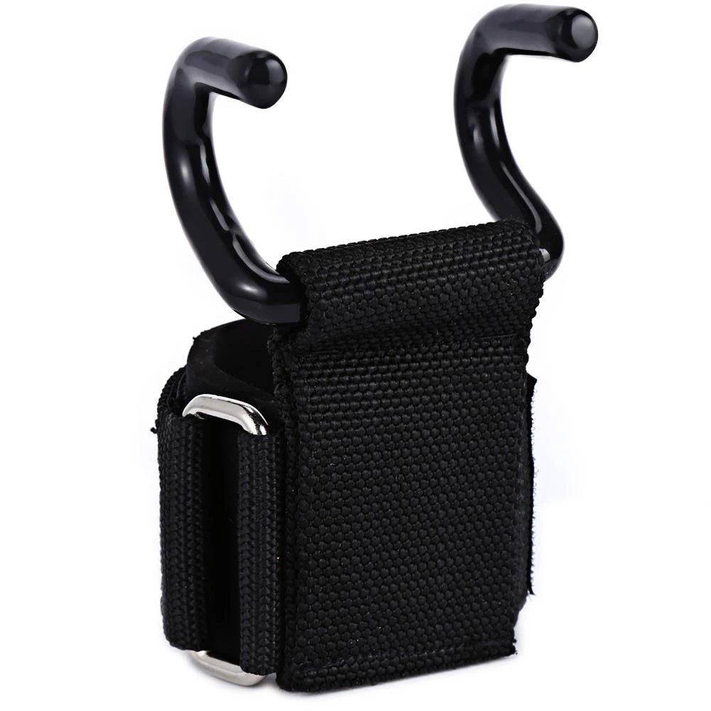 1 пара Сталь Тяжёлая атлетика Training Мощность застежками ручка крюк Фитнес