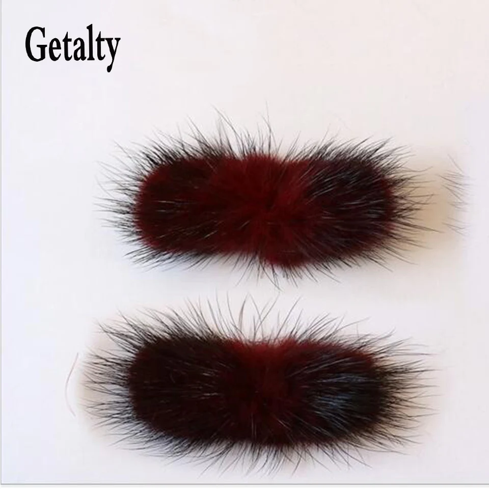 Mink Fur Hair Accessories DIY 2018 Hot Sell Children Women Headwear Bow Tie Gennine Clothing Wholesale Retail Hs#01 | Аксессуары для