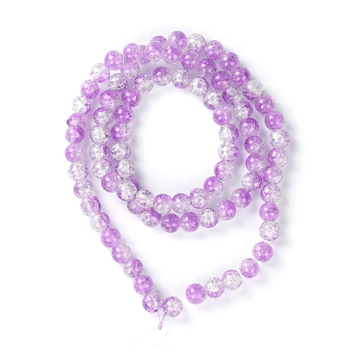 DoreenBeads 160 шт фиолетовые и прозрачные хрустальные стеклянные бусины 10 мм (B12241) yiwu|bead