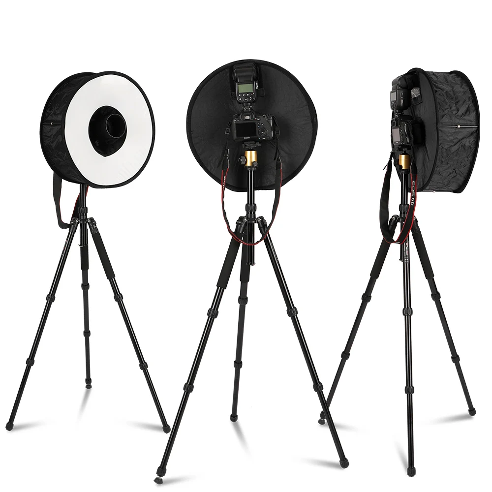 45cm Ring Softbox Speedlight Round Style Flash Light Shoot Soft box Foldable Diffuser | Электроника