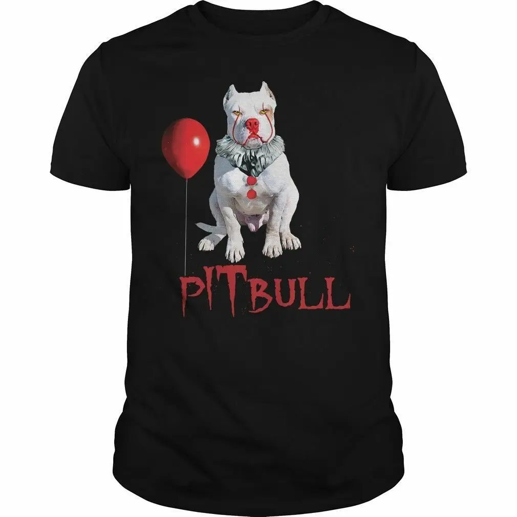 Футболка Pitbull Pennywise футболка для собак питбуля Мужская хлопковая с коротким