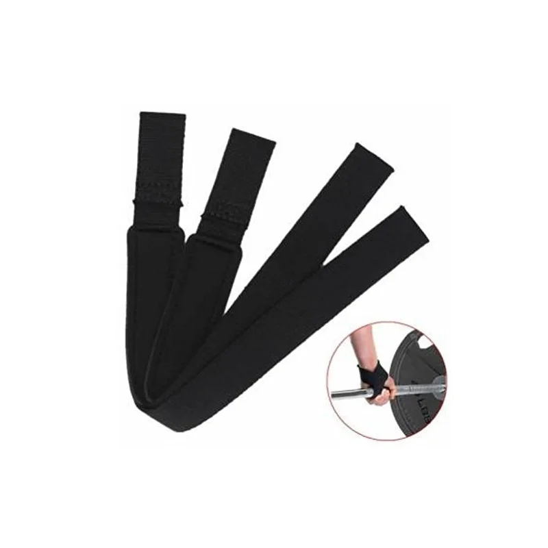 Хлопок тяжелая атлетика поддержка запястья для спортзала ремни защита черный|gym
