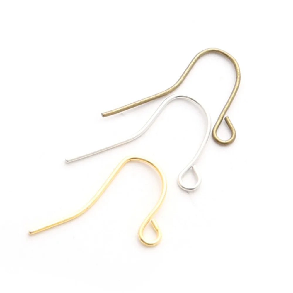 

Free Shipping Earring Stud 200pcs/lot 15*20mm Alloy Earring Hook/Ear Hook Jewelry Findings for DIY Fashion FRB012-01