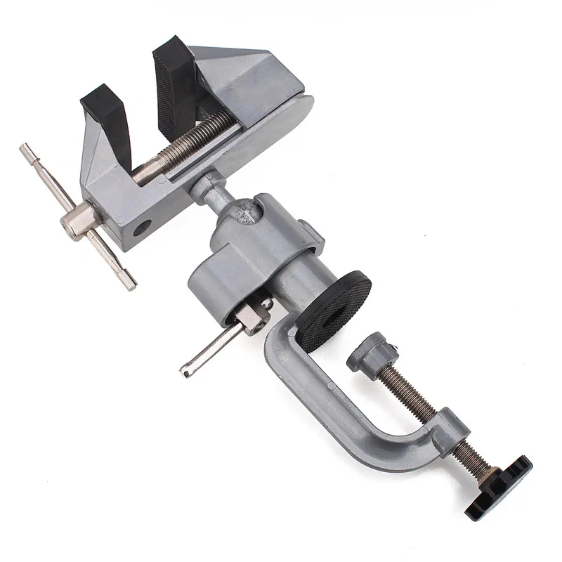

DIY tool universal bench vice small table vise 360 degree rotating micro vice