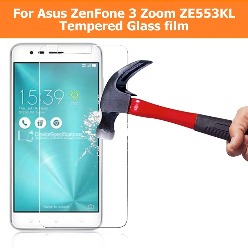 Лучшая пленка из закаленного стекла для Asus Zenfone Zoom ZX551ML ZX550ML стеклянная 3 ZE553KL