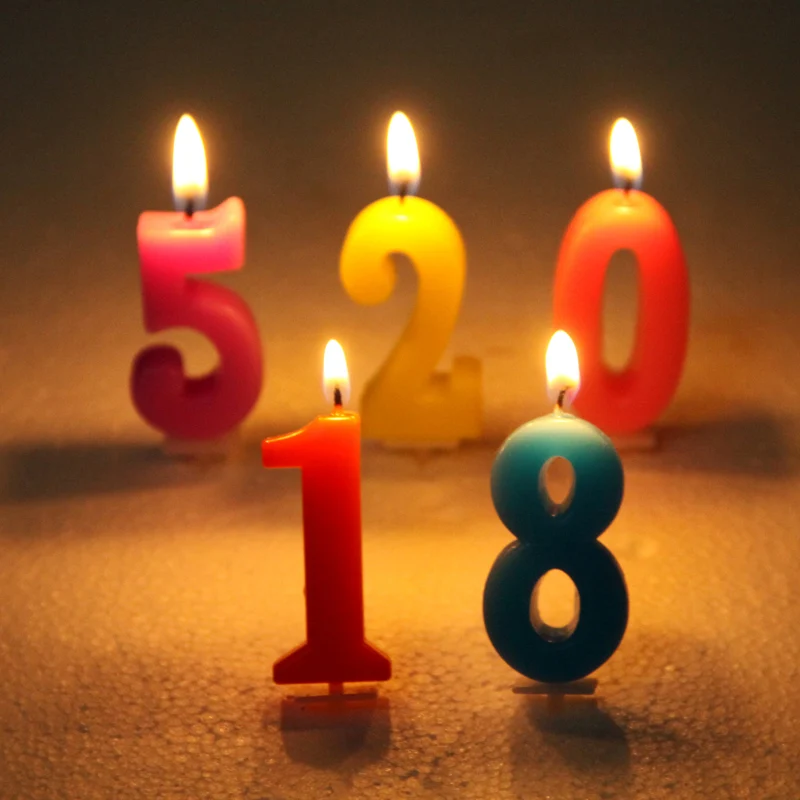 1 шт. Забавные свечи для торта 0 9 цифр|accessories accessories|accessories decorativeaccessories funny |