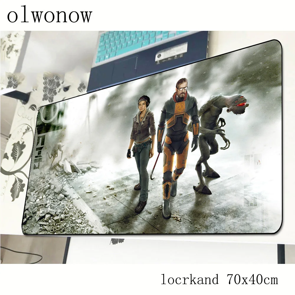 Коврик для мыши half life 70x40 см большие коврики лучший игровой коврик игровые