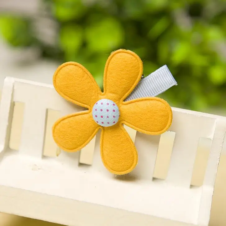 100 шт./лот повязка на голову из нетканого материала с подсолнухом название милые