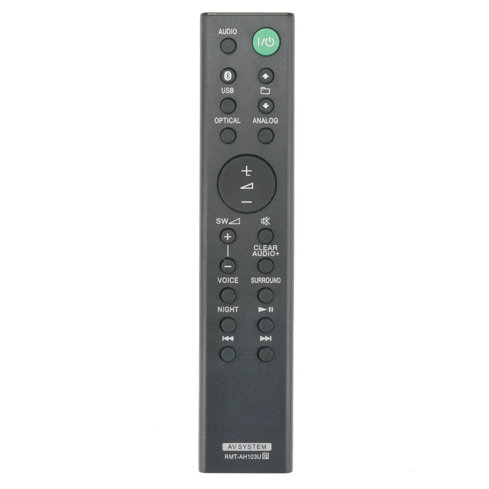 RMT-AH103U замененный пульт дистанционного управления для sony Sound Bar HT-CT80 SA-CT80