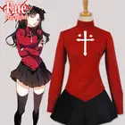 Костюм для косплея на Хэллоуин FateStay Night Rin Tohsaka, Униформа, платье из аниме