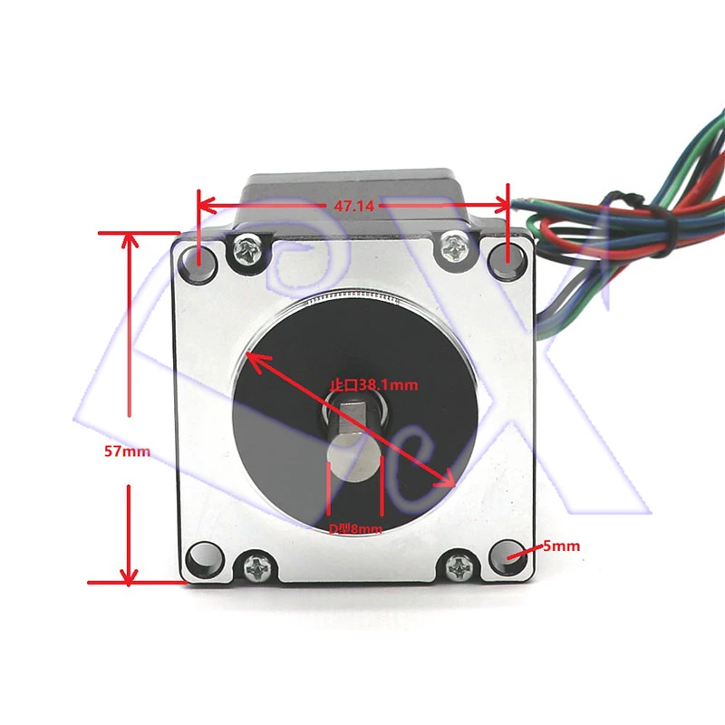 2-phase Hybrid Stepper Servo Driver Kit 57BYGH250C 1.8N.m 6mm Shaft diameter motor + TB6600 4A 32 microsteps driver | Обустройство