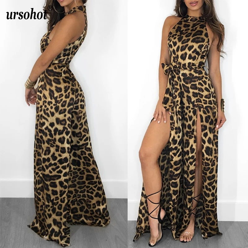 Ursohot Boho Длинные широкие комбинезоны с ремешками на ногах Плиссированные