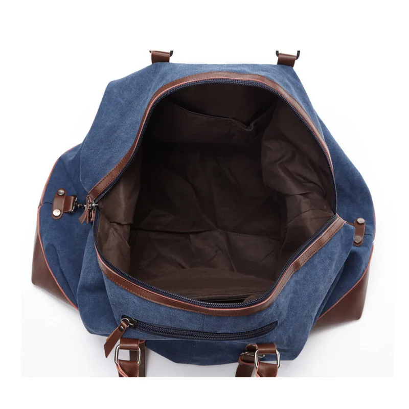 2017 Горячая Распродажа холщовые кожаные мужские дорожные сумки для багажа вещей