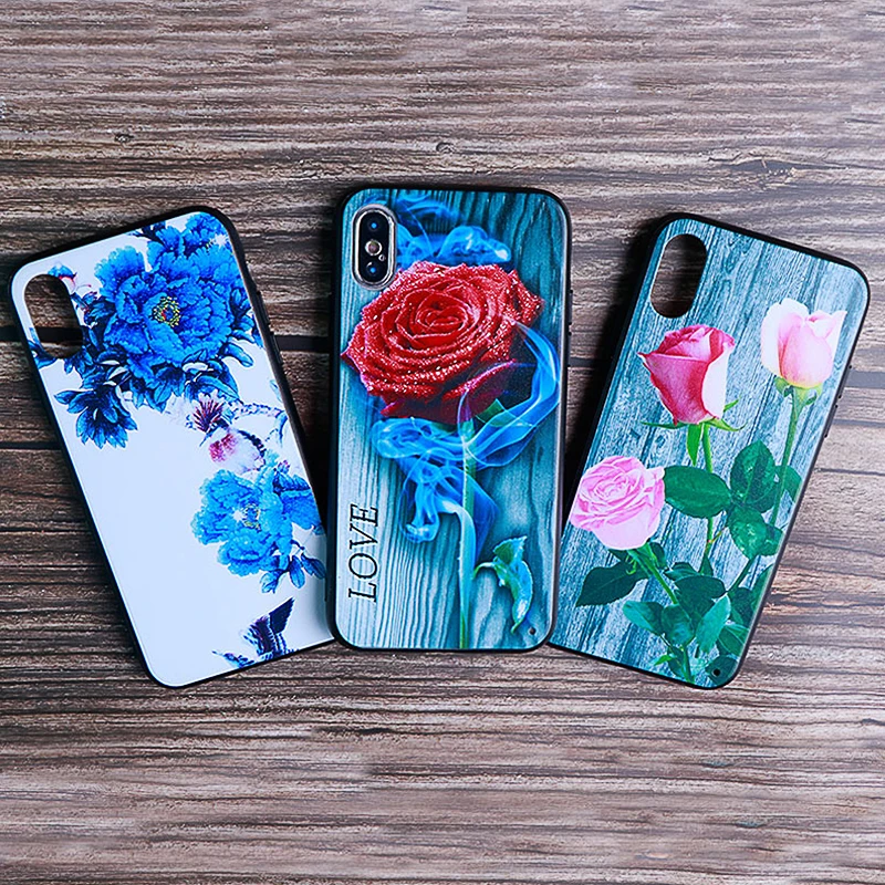 Fashion New Phone Cases for iPhone 6s 7 8 Pluls X XS MAX XR Flowers Case Soft TPU Silicone Fitted Cell Covers Accessories | Мобильные