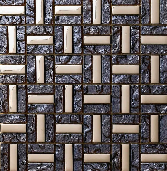 Новый дизайн металлический Смешанная стеклянная мозаика для кухня щитка athroom душ