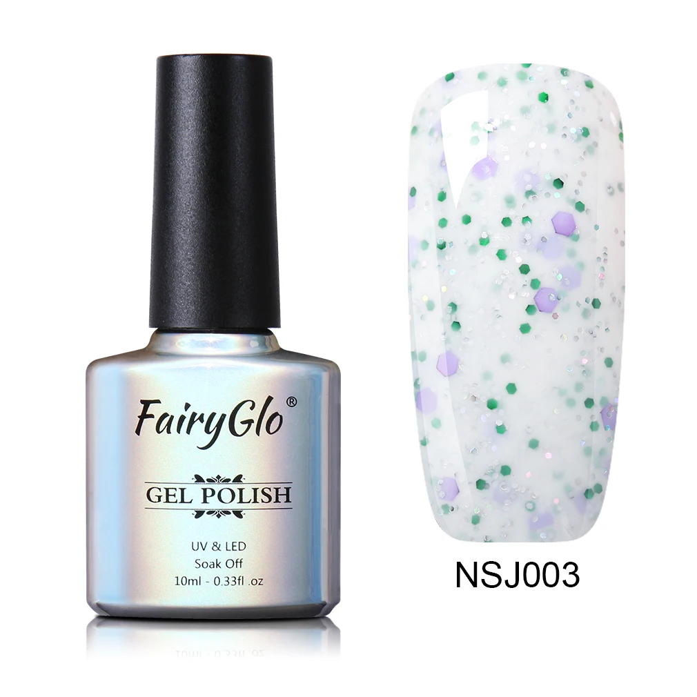 NSJ003 FairyGlo 10 мл гель для ногтей Chesse песок УФ гель лак для ногтей светодиодный штамповка Гибридный гель лак краска геллак Лаки Эмаль Гель для ногтей - Цвет: NSJ003