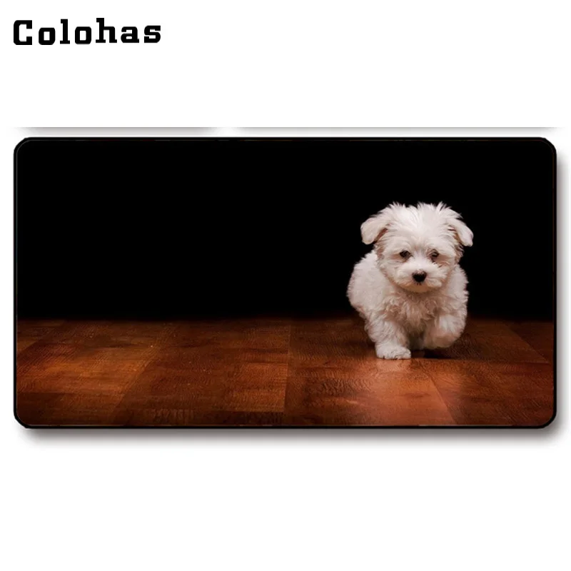 Colohas милая собака шаблон игровой коврик для мыши многоразовый нескользящий