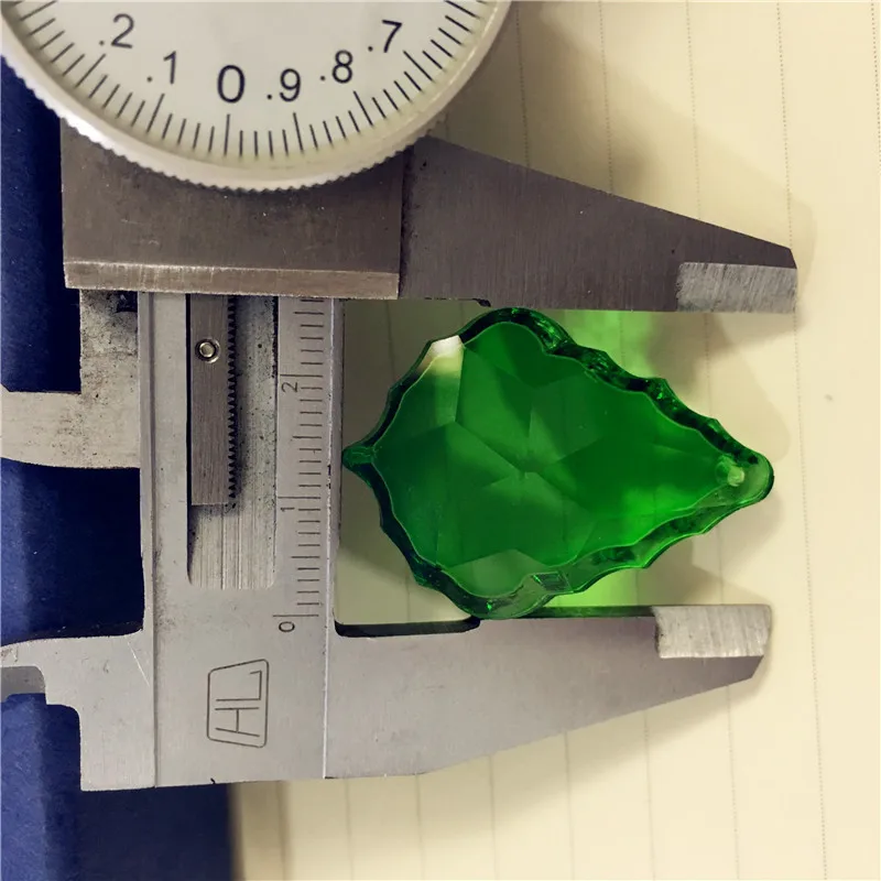 Большая распродажа 80 шт трава зеленая 38 мм Хрустальное освещение подвески люстра