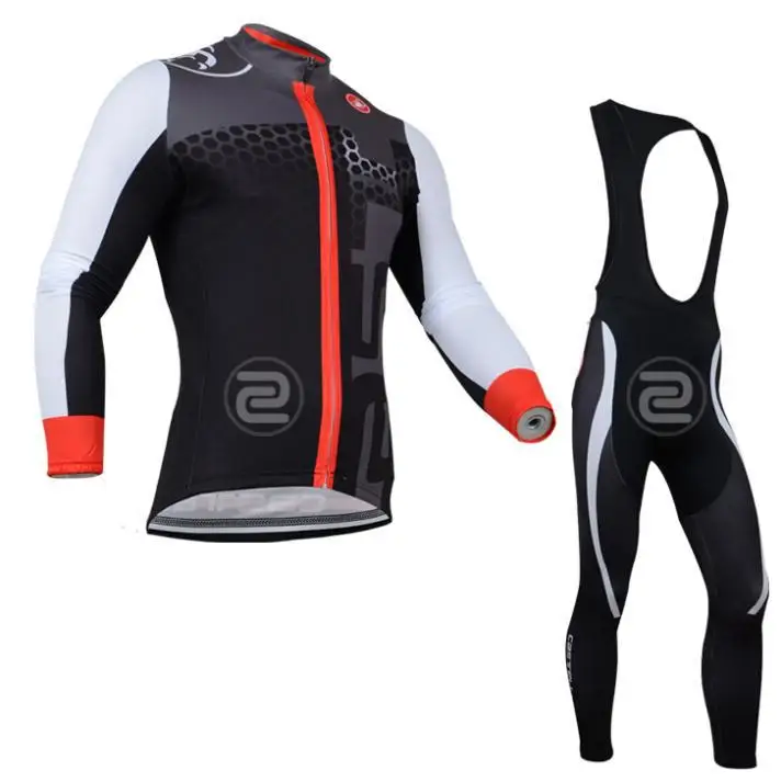 С длинными рукавами зимой термоциклирование джерси одежда / Ropa Ciclismo Invierno